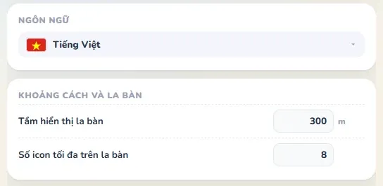 Language setting