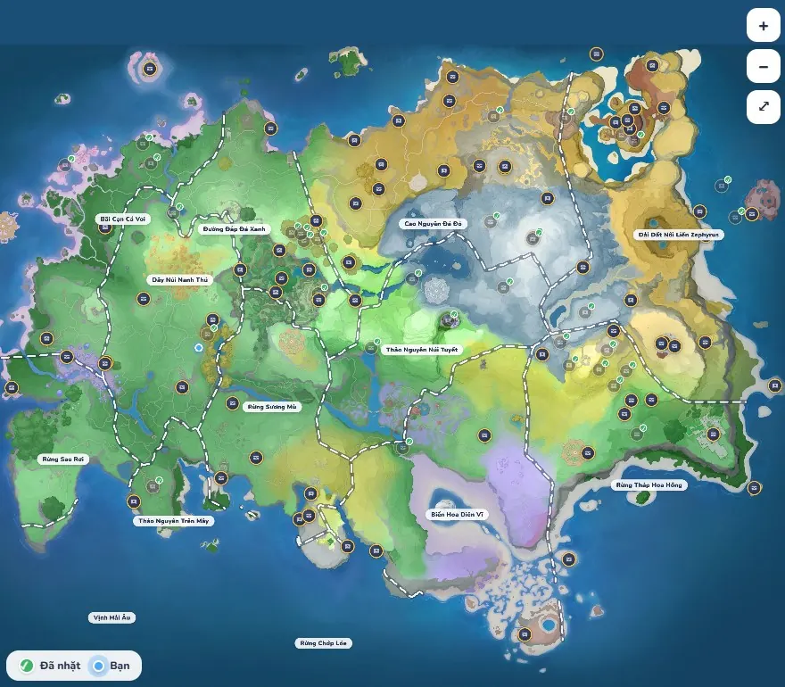 Dragging and zooming the map