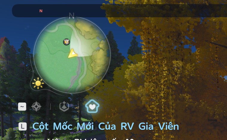 Minimap có marker